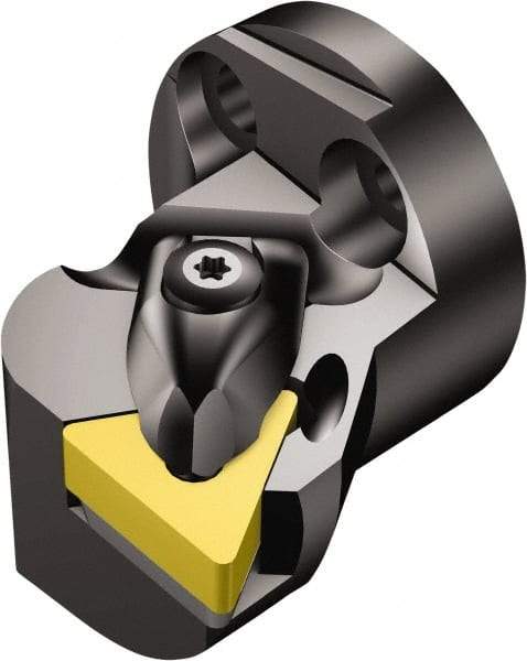 Sandvik Coromant - Left Hand, 40 TNMG 332 Modular Turning and Profiling Cutting Unit Head - Wedge Clamp Holding Method, 1.9685 Inch Hole Diameter, Through Coolant - Benchmark Tooling