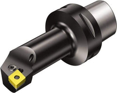 Sandvik Coromant - Left Hand, C6 CNMG 432 Modular Turning and Profiling Cutting Unit Head - Lever Holding Method, 1.5748 Inch Hole Diameter, Through Coolant - Benchmark Tooling