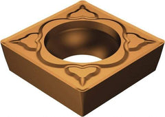 Sandvik Coromant - SCMT432 MM Grade 1125 Carbide Turning Insert - TiAlN/AlCr2O3 Finish, 90° Square, 1/2" Inscr Circle, 3/16" Thick, 1/32" Corner Radius - Benchmark Tooling