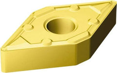 Sandvik Coromant - DNMX432 WF Grade 1525 Cermet Turning Insert - TiCN/TiN Finish, 55° Parallelogram, 1/2" Inscr Circle, 3/16" Thick, 1/32" Corner Radius - Benchmark Tooling