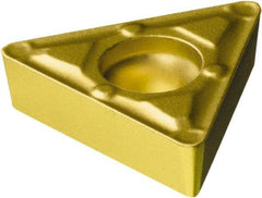 Sandvik Coromant - TCMX1.81.51 WF Grade 2015 Carbide Turning Insert - 60° Triangle, 5.71mm Inscr Circle, 3/32" Thick, 1/64" Corner Radius - Benchmark Tooling