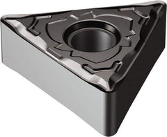 Sandvik Coromant - TNMG331 SF Grade 1105 Carbide Turning Insert - TiAlN Finish, 60° Triangle, 3/8" Inscr Circle, 3/16" Thick, 1/64" Corner Radius - Benchmark Tooling