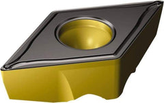 Sandvik Coromant - TRDC1308 M Grade 4325 Carbide Turning Insert - TiCN/AI2O3/TiN Finish, 55° Diamond, 11mm Inscr Circle, 5.525mm Thick, 1/32" Corner Radius - Benchmark Tooling