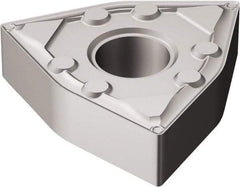 Sandvik Coromant - WNMG331 WF Grade 5015 Cermet Turning Insert - Uncoated, 80° Trigon, 1/4" Inscr Circle, 3/16" Thick, 1/64" Corner Radius - Benchmark Tooling