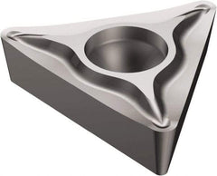 Sandvik Coromant - TCGT32.51 UM Grade 5015 Cermet Turning Insert - Uncoated, 60° Triangle, 3/8" Inscr Circle, 5/32" Thick, 1/64" Corner Radius - Benchmark Tooling