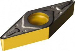 Sandvik Coromant - VBMT332 PR Grade 4305 Carbide Turning Insert - TiCN/AI2O3/TiN Finish, 35° Diamond, 3/8" Inscr Circle, 3/16" Thick, 1/32" Corner Radius - Benchmark Tooling