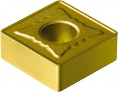 Sandvik Coromant - SNMG644 MR Grade 235 Carbide Turning Insert - TiCN/TiN Finish, 90° Square, 3/4" Inscr Circle, 1/4" Thick, 1/16" Corner Radius - Benchmark Tooling