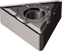 Sandvik Coromant - TNMG331 SM Grade 1105 Carbide Turning Insert - TiAlN2 Finish, 60° Triangle, 3/8" Inscr Circle, 3/16" Thick, 1/64" Corner Radius - Benchmark Tooling