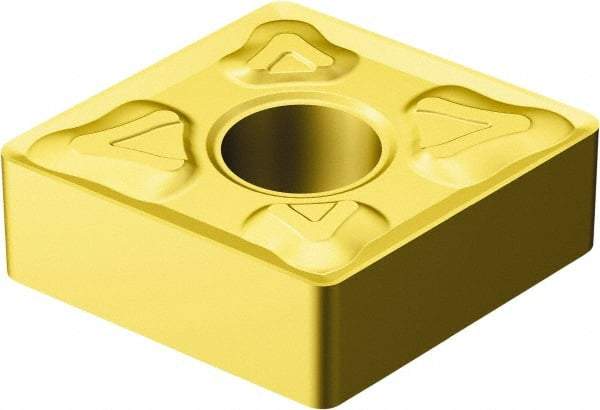 Sandvik Coromant - CNMG433 XM Grade GC30 Carbide Turning Insert - TiAlN/AlCr2O3 Finish, 80° Diamond, 1/2" Inscr Circle, 3/16" Thick, 3/64" Corner Radius - Benchmark Tooling