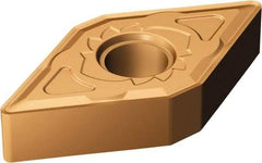 Sandvik Coromant - DNMG431 SM Grade 1115 Carbide Turning Insert - TiAlN/AlCr2O3 Finish, 55° Diamond, 1/2" Inscr Circle, 3/16" Thick, 1/64" Corner Radius - Benchmark Tooling
