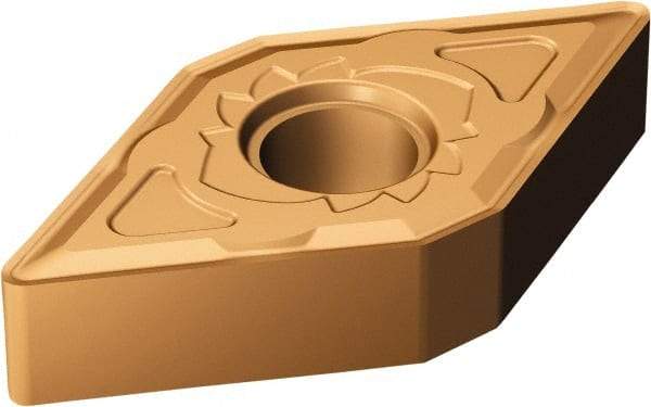 Sandvik Coromant - DNMG431 SM Grade 1125 Carbide Turning Insert - TiAlN/AlCr2O3 Finish, 55° Diamond, 1/2" Inscr Circle, 3/16" Thick, 1/64" Corner Radius - Benchmark Tooling