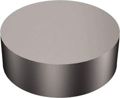 Sandvik Coromant - RNGN45 Grade 6060 Carbide Turning Insert - Uncoated, Round, 1/2" Inscr Circle, 5/16" Thick, 6.35mm Corner Radius - Benchmark Tooling