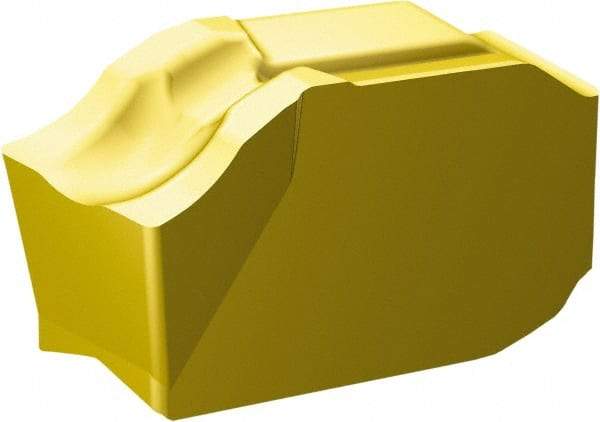 Sandvik Coromant - QDH CM 1135 Grade, 0.1575" Cutting Width, Carbide Cutoff Insert - 0.0079" Cnr Rad, TiCN/Al2O3/TiN Coated - Benchmark Tooling