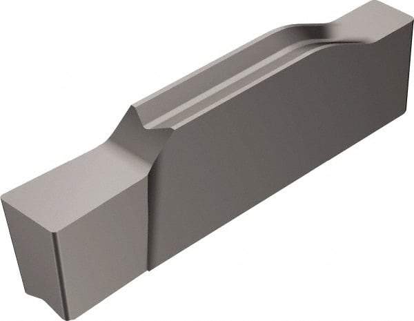 Sandvik Coromant - J1N123 GE Grade CB20, 6mm Cutting Width Carbide Grooving Insert - Neutral, 0.2mm Corner Radius, Uncoated - Benchmark Tooling