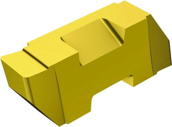 Sandvik Coromant - 3TLGP Grade 2135, 1/8" Cutting Width Carbide Grooving Insert - 3.81mm Max Depth of Cut, Right Hand, 0.19mm Corner Radius, TiCN/Al2O3/TiN Finish - Benchmark Tooling
