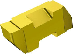 Sandvik Coromant - 3TLGP Grade 2135, 1/8" Cutting Width Carbide Grooving Insert - 3.81mm Max Depth of Cut, Right Hand, 0.19mm Corner Radius, TiCN/Al2O3/TiN Finish - Benchmark Tooling
