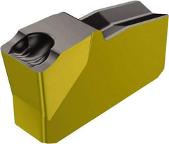 Sandvik Coromant - 31530N151.2 5G Grade 4225, 3.15mm Cutting Width Carbide Grooving Insert - Neutral, 0.15mm Corner Radius, TiCN/Al2O3/TiN Finish - Benchmark Tooling