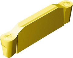 Sandvik Coromant - F2N123x2 RO 3mm Cutting Width Carbide Grooving Insert - 18.7mm Max Depth of Cut, Neutral, 1.5mm Corner Radius, TiCN/Al2O3/TiN Finish - Benchmark Tooling