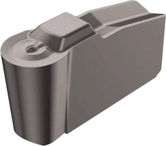 Sandvik Coromant - 80N151.2-4P Grade H13A, Carbide Grooving Insert - 4.3mm Max Depth of Cut, Neutral, 5mm Corner Radius, Uncoated - Benchmark Tooling