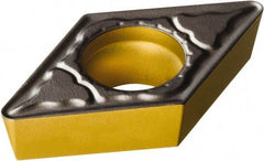 Sandvik Coromant - DPMT32.51 PM Grade 4325 Carbide Turning Insert - TiCN/AI2O3/TiN Finish, 55° Diamond, 3/8" Inscr Circle, 5/32" Thick, 1/64" Corner Radius - Benchmark Tooling