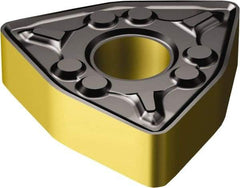 Sandvik Coromant - WNMG332 WMX Grade 4325 Carbide Turning Insert - TiCN/AI2O3/TiN Finish, 80° Trigon, 3/8" Inscr Circle, 3/16" Thick, 1/32" Corner Radius - Benchmark Tooling