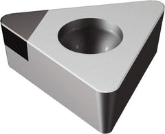 Sandvik Coromant - TCMW21.52 FP Grade CD10 Carbide Turning Insert - Uncoated, 60° Triangle, 1/4" Inscr Circle, 3/32" Thick, 1/32" Corner Radius - Benchmark Tooling