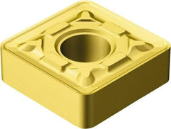Sandvik Coromant - SNMG543 MR Grade 2025 Carbide Turning Insert - TiCN/AI2O3/TiN Finish, 90° Square, 5/8" Inscr Circle, 1/4" Thick, 3/64" Corner Radius - Benchmark Tooling