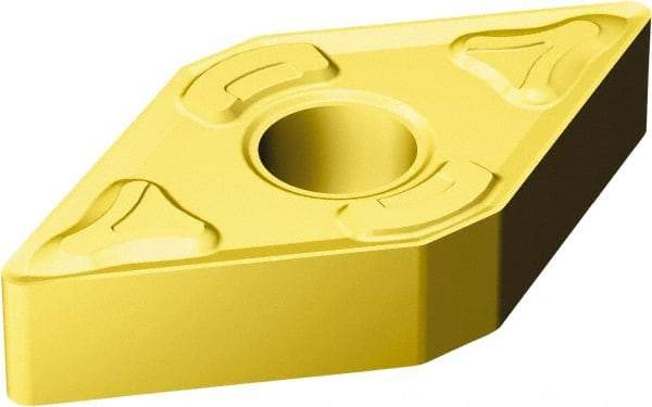 Sandvik Coromant - DNMG432 XM Grade GC30 Carbide Turning Insert - TiCN/AI2O3/TiN Finish, 55° Diamond, 1/2" Inscr Circle, 3/16" Thick, 1/32" Corner Radius - Benchmark Tooling