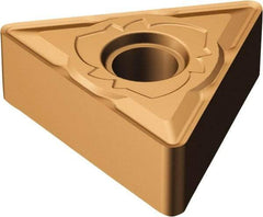 Sandvik Coromant - TNMG432 SM Grade 1115 Carbide Turning Insert - TiAlN/AlCr2O3 Finish, 60° Triangle, 1/2" Inscr Circle, 3/16" Thick, 1/32" Corner Radius - Benchmark Tooling