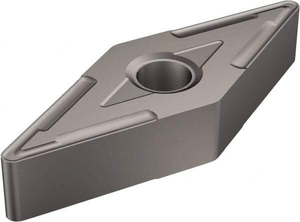 Sandvik Coromant - VNMG332 Grade H13A Carbide Turning Insert - Uncoated, 35° Diamond, 3/8" Inscr Circle, 3/16" Thick, 1/32" Corner Radius - Benchmark Tooling
