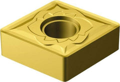 Sandvik Coromant - CNMG434 SMR Grade 2025 Carbide Turning Insert - 80° Diamond, 1/2" Inscr Circle, 3/16" Thick, 1/16" Corner Radius - Benchmark Tooling