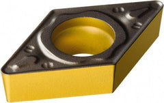 Sandvik Coromant - DCMT32.52 PR Grade 4305 Carbide Turning Insert - TiCN/Al2O3/TiN Finish, 55° Diamond, 3/8" Inscr Circle, 5/32" Thick, 1/32" Corner Radius - Benchmark Tooling