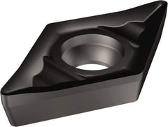 Sandvik Coromant - DCGX32.50 AL Grade 1105 Carbide Turning Insert - TiAlN Finish, 55° Diamond, 3/8" Inscr Circle, 5/32" Thick, 0.2mm Corner Radius - Benchmark Tooling