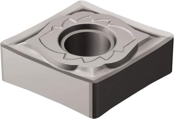 Sandvik Coromant - CNGG431 SGF Grade H13A Carbide Turning Insert - Uncoated, 80° Diamond, 1/2" Inscr Circle, 3/16" Thick, 1/64" Corner Radius - Benchmark Tooling