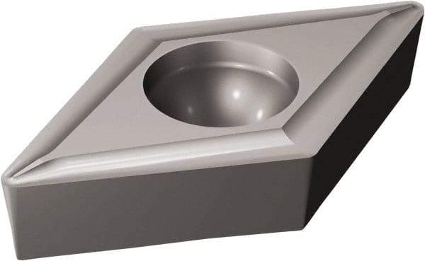 Sandvik Coromant - DCMT32.51 UF Grade 5015 Carbide Turning Insert - Uncoated, 55° Diamond, 3/8" Inscr Circle, 5/32" Thick, 1/64" Corner Radius - Benchmark Tooling