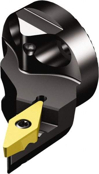 Sandvik Coromant - Right Hand Cut, Size 32, TR-VB1308 Insert Compatiblity, External Modular Turning & Profiling Cutting Unit Head - 22mm Ctr to Cutting Edge, 42mm Head Length, Through Coolant, Series CoroTurn TR - Benchmark Tooling