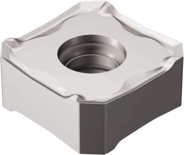 Sandvik Coromant - 345R1305 KL Grade H13A Carbide Milling Insert - Uncoated, 5.6mm Thick, 13mm Inscribed Circle, 0.8mm Corner Radius - Benchmark Tooling