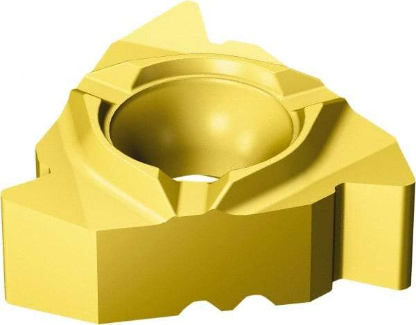 Sandvik Coromant - 266 External Right Hand 7 Whitworth Laydown Threading Insert - Grade 1020, TiN Coated Carbide, 12.7mm Inscribed Circle - Benchmark Tooling