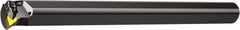 Sandvik Coromant - 1.7047" Min Bore Diam, 12" OAL, 1-1/4" Shank Diam, A..DDUNR/L Indexable Boring Bar - Wedge Holding Method - Benchmark Tooling