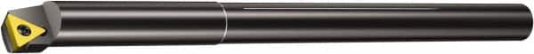 Sandvik Coromant - 13mm Min Bore Diam, 150mm OAL, 10mm Shank Diam, F..STFCR/L-R Indexable Boring Bar - TCMT 1.8(1.5)1, TCMT 09 02 04 Insert, Screw or Clamp Holding Method - Benchmark Tooling
