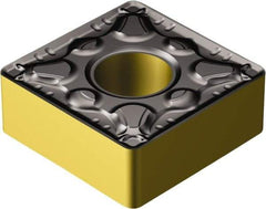 Sandvik Coromant - SNMG434 PM Grade 4335 Carbide Turning Insert - TiCN/AI2O3/TiN Finish, 90° Square, 1/2" Inscr Circle, 3/16" Thick, 1/16" Corner Radius - Benchmark Tooling