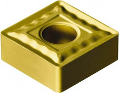 Sandvik Coromant - SNMG543 QM Grade 235 Carbide Turning Insert - TiCN/TiN Finish, 90° Square, 1/2" Inscr Circle, 1/4" Thick, 3/64" Corner Radius - Benchmark Tooling