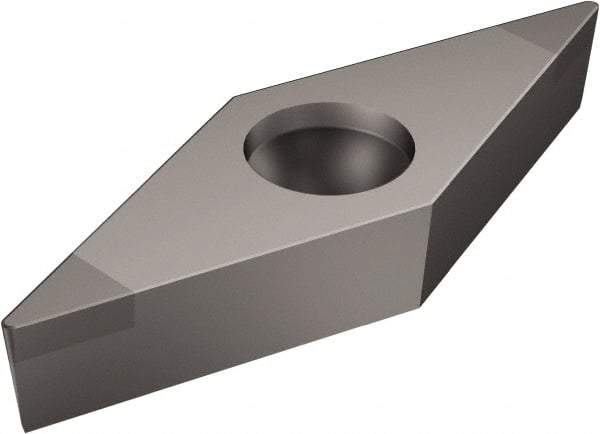 Sandvik Coromant - VBMW332 Grade CB20 CBN Turning Insert - Uncoated, 35° Diamond, 3/8" Inscr Circle, 3/16" Thick, 1/32" Corner Radius - Benchmark Tooling