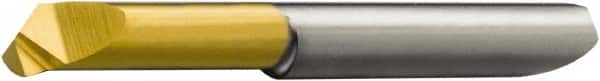 Sandvik Coromant - 2.45mm Groove Width, 5.2mm Min Hole Diam, 20mm Max Hole Depth, Turning Grooving Tool - 20mm Projection, 42.25mm OAL, 0.2mm Radius, Solid Carbide, TiAlN/TiN Finish - Exact Industrial Supply