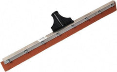 SEYMOUR-MIDWEST - 24-3/8" Rubber Blade Floor Squeegee - Threaded End, Single Edge, Aluminum Holder - Benchmark Tooling