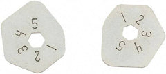 SEYMOUR-MIDWEST - 2 Piece, 5 Setting, Size 1/16 to 5/16 Gauge Rake Cam Set - Use with CAM Gauge Rake - Benchmark Tooling