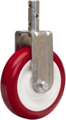 Hamilton - 5" Diam x 1-3/8" Wide x 6-1/16" OAH Stem Mount Rigid Caster - Polyurethane Mold on Polypropylene, 250 Lb Capacity, Sealed Precision Ball Bearing, 3/4 x 2-1/16" Octagon Stem - Benchmark Tooling