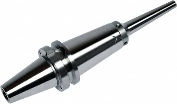 HAIMER - 4mm Hole Diam, SK40 Taper Shank Shrink Fit Tool Holder & Adapter - 130mm Projection, 10mm Nose Diam, 50mm Clamping Depth, 25,000 RPM, Through Coolant - Exact Industrial Supply