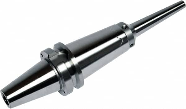 HAIMER - 8mm Hole Diam, SK40 Taper Shank Shrink Fit Tool Holder & Adapter - 130mm Projection, 11mm Nose Diam, 50mm Clamping Depth, 25,000 RPM, Through Coolant - Exact Industrial Supply