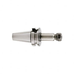 HAIMER - 2.5mm to 26mm Capacity, 70mm Projection, BT40 Taper Shank, ER40 Collet Chuck - 0.0001" TIR, Through-Spindle & DIN Flange Coolant - Exact Industrial Supply